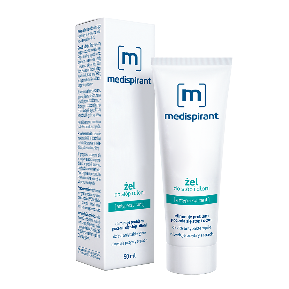 Medispirant żel do stóp i dłoni Medispirant antyperspirant żel do stóp i dłoni