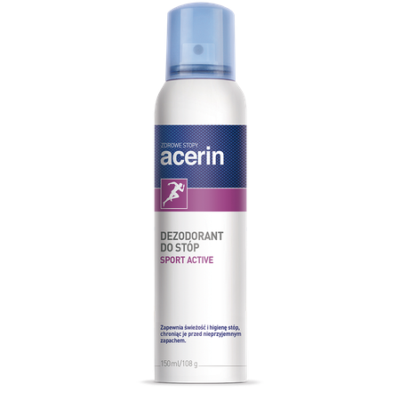 Acerin Sport Active, dezodorant do stóp 5900031002477	ACERIN SPORT ACTIVE