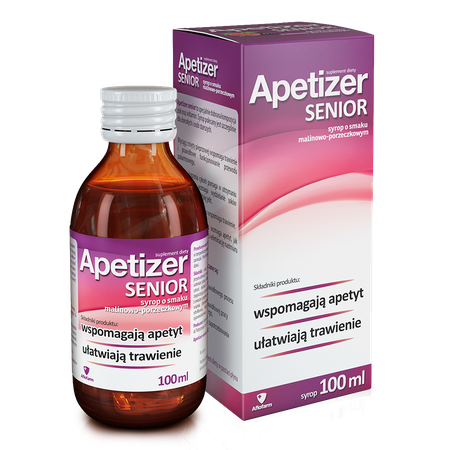 Apetizer Senior, raspberry and currant flavour apetizer senior malinowo porzeczkowy