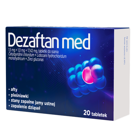 Dezaftan med, таблетки для всасывания Dezaftan med, tabletki do ssania
