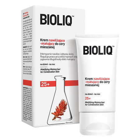 Bioliq 25+ Увлажняющий и матирующий крем для комбинированной кожи Bioliq 25+ Krem nawilżająco-matujący do cery mieszanej