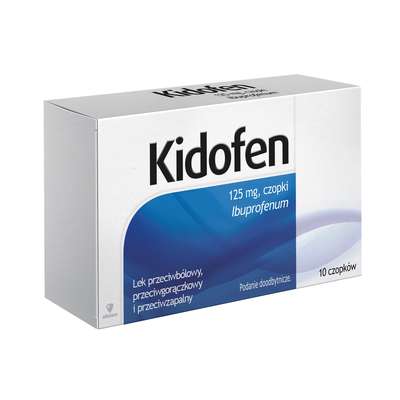 Kidofen czopki 125 mg