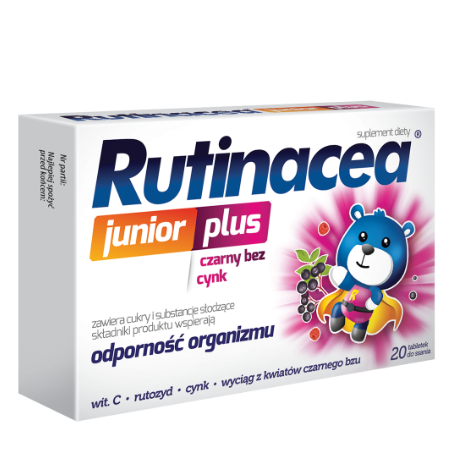 Rutinacea Junior Plus, таблетки для рассасывания opakowanie