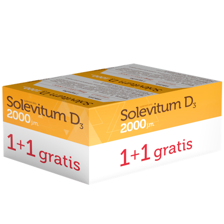Solevitum D3 2000 IU   1 + 1 free Packshot zdjęcie główne