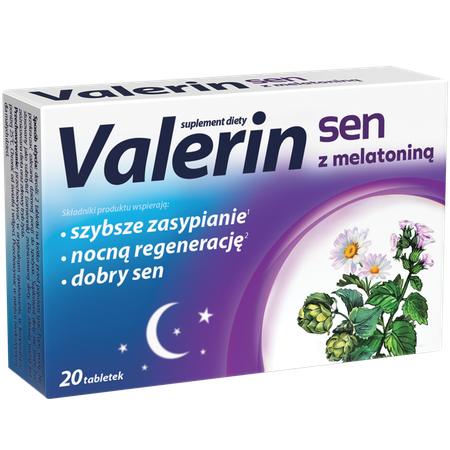 Valerin Sleep with melatonin Valerin sen z melatoniną pack