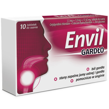 Envil горло, таблетки для рассасывания Envil gardło, tabletki