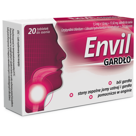 Envil горло, таблетки для рассасывания Envil gardło tabletki