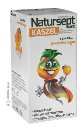 Natursept MED cough lollipops, orange flavoured nautrsept_lizaki_kaszel