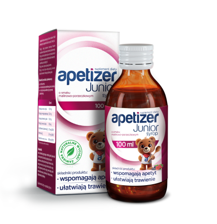 Apetizer Junior, smak malinowo-porzeczkowy