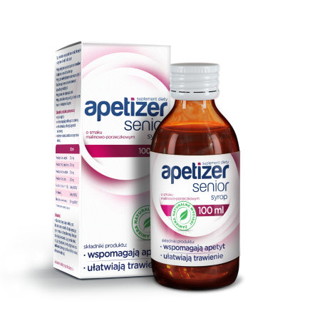 Apetizer Senior, smak malinowo-porzeczkowy