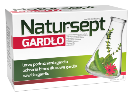 Natur-sept gardło, pastylki do ssania