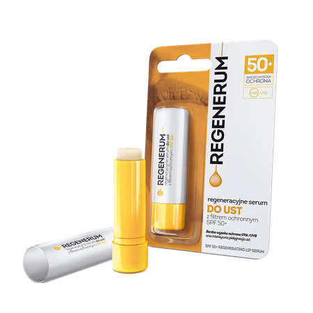Regenerum regeneracyjne serum do ust z filtrem ochronnym SPF 50+